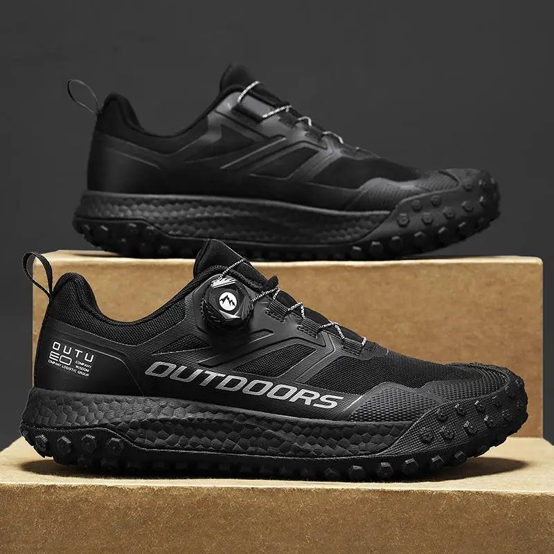 Li Ning Hydrogen Cloud Rotating Buckle Men's Shoes Autumn and Winter Driving Outdoor Mountaineering Leisure Popcorn Soft Bott...