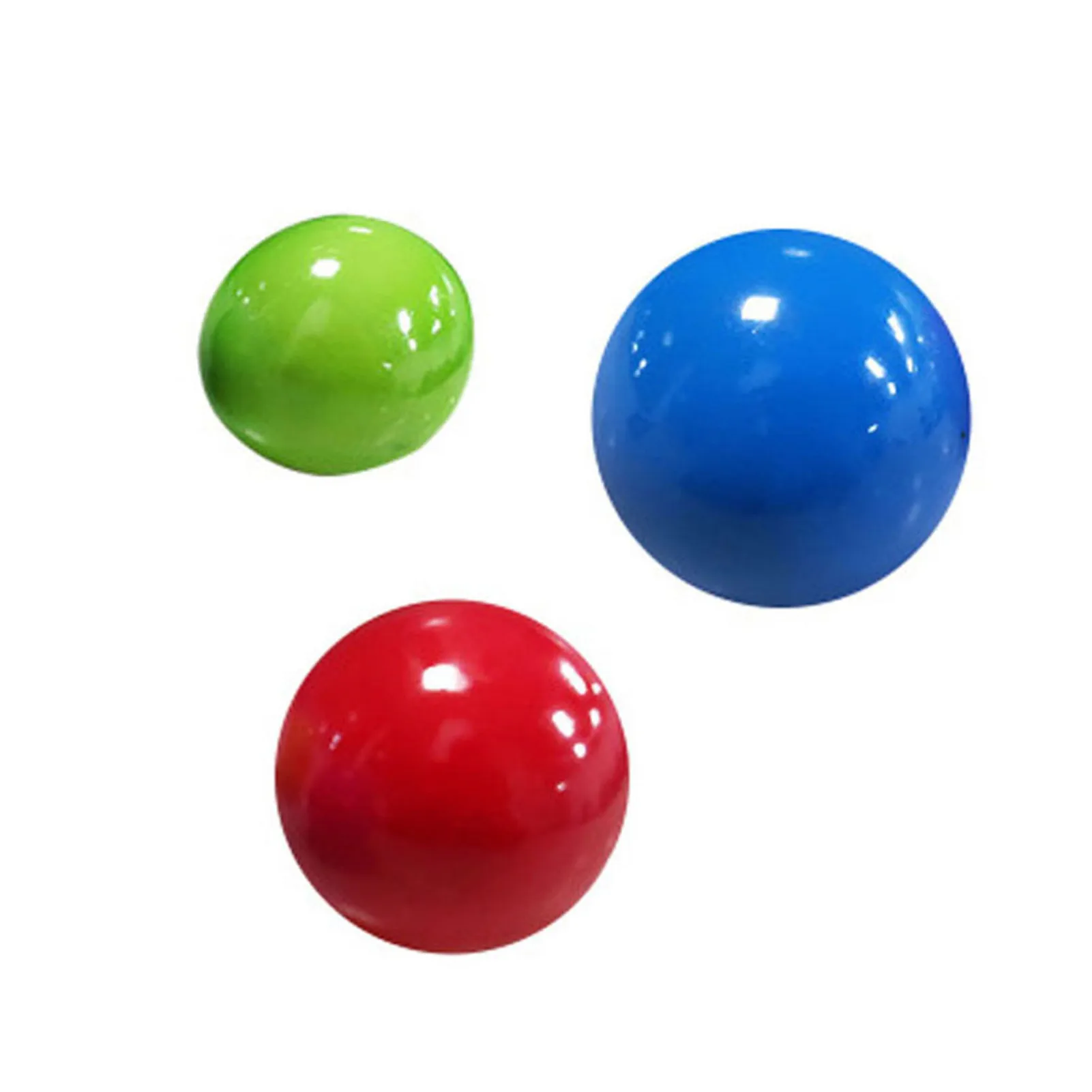 

Stress Relief Sticky Ball Luminescent Squeeze Ball Toys For Ceiling Wall Target Colorful Glow Decompress For Adults Kids Grasp