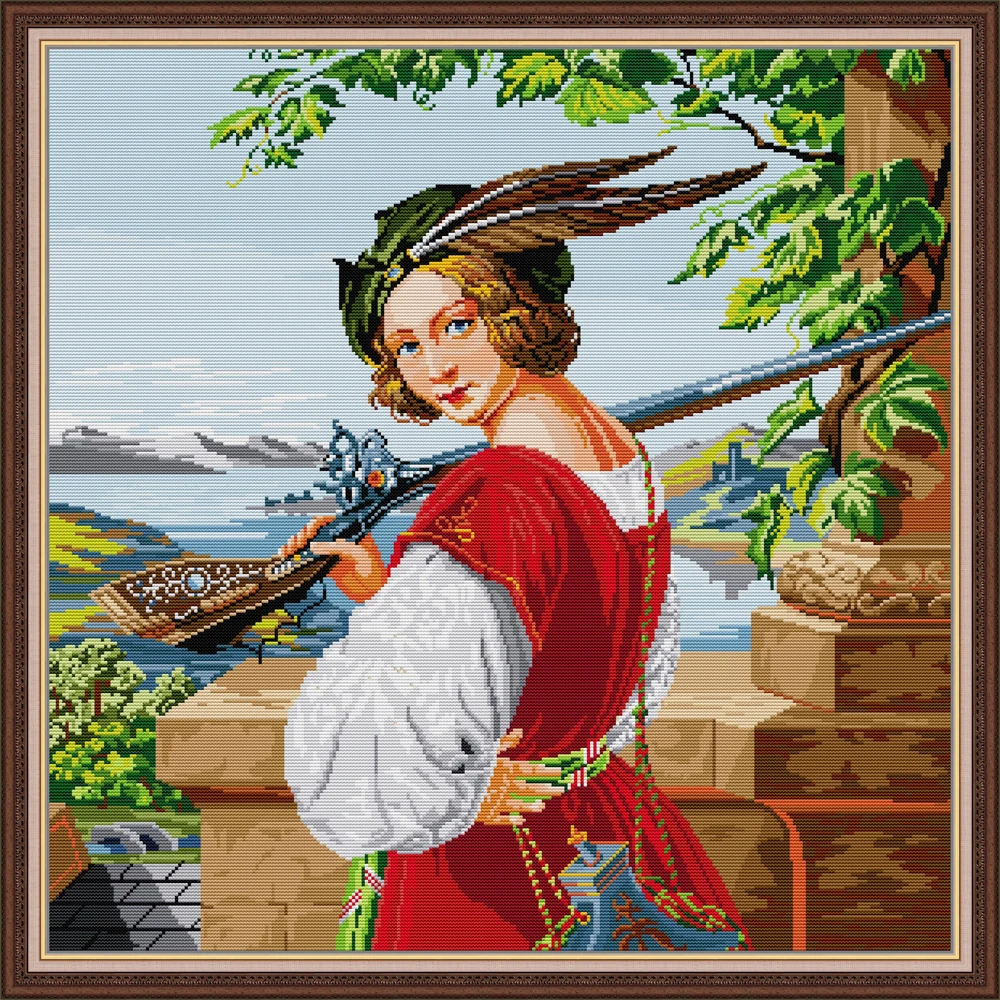 

Набор для вышивки крестиком из экологического хлопка 14CT 11CT