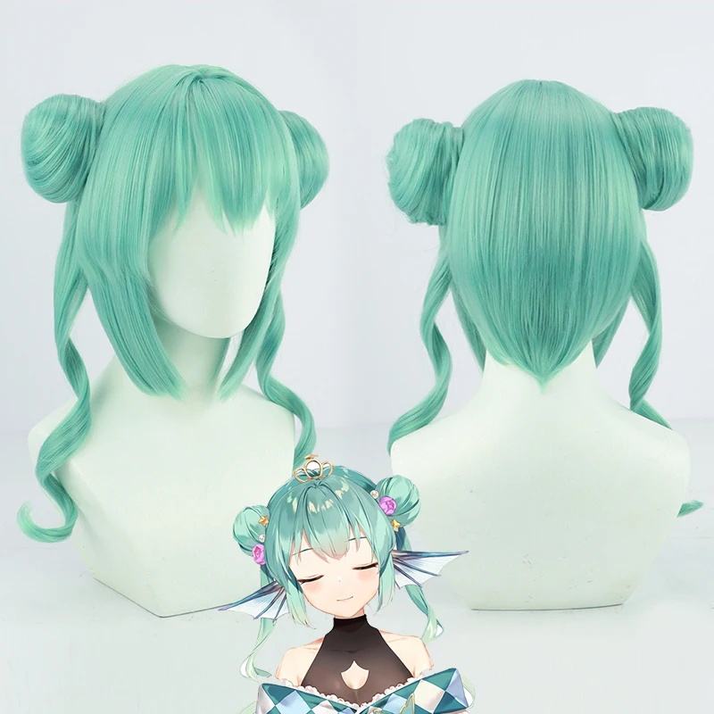 

Аниме парик VTuber Hololive Finana Ryugu волосы Косплей Костюм