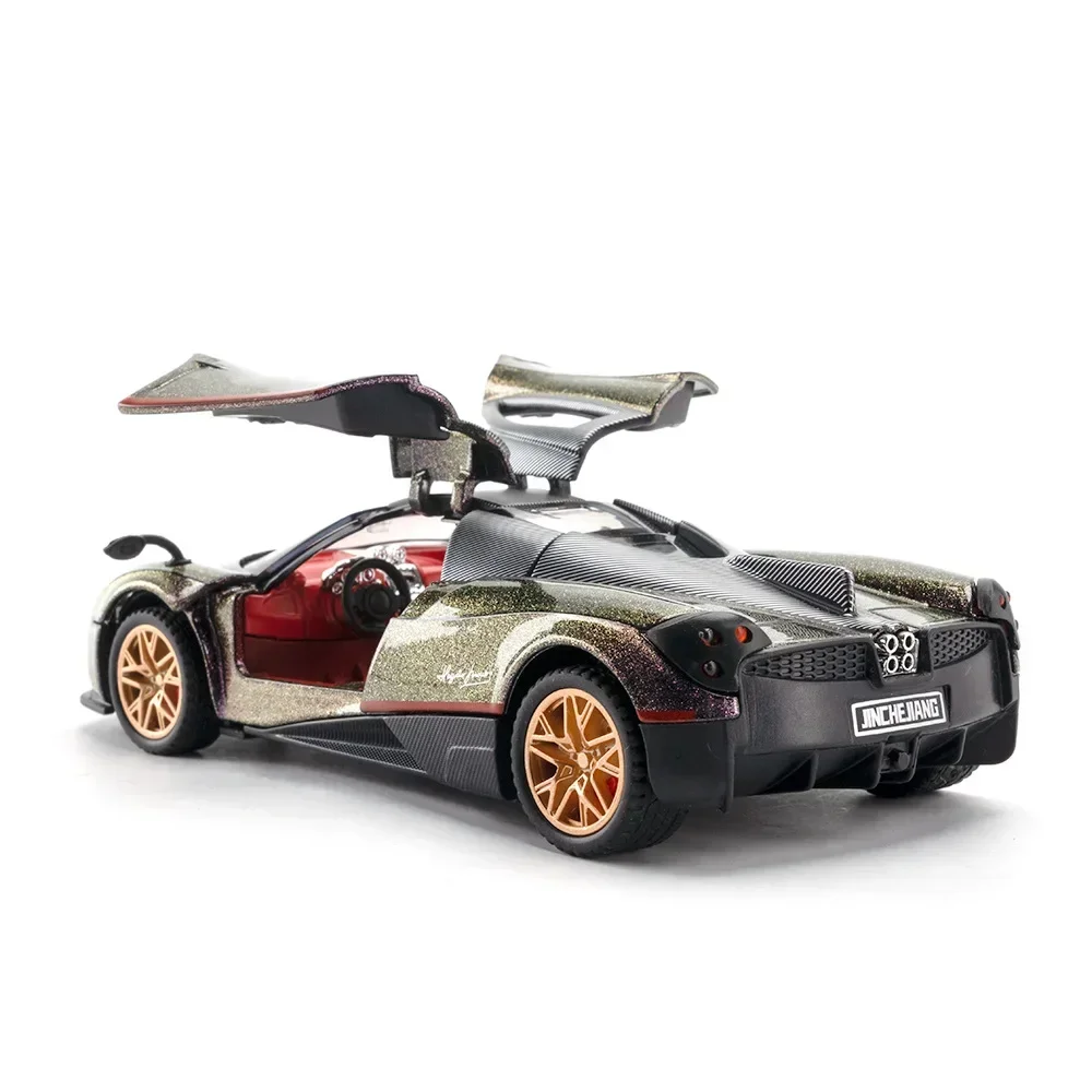 1:32 Pagani Huayra BC Суперкар из сплава модель литья под давлением звуковая и световая