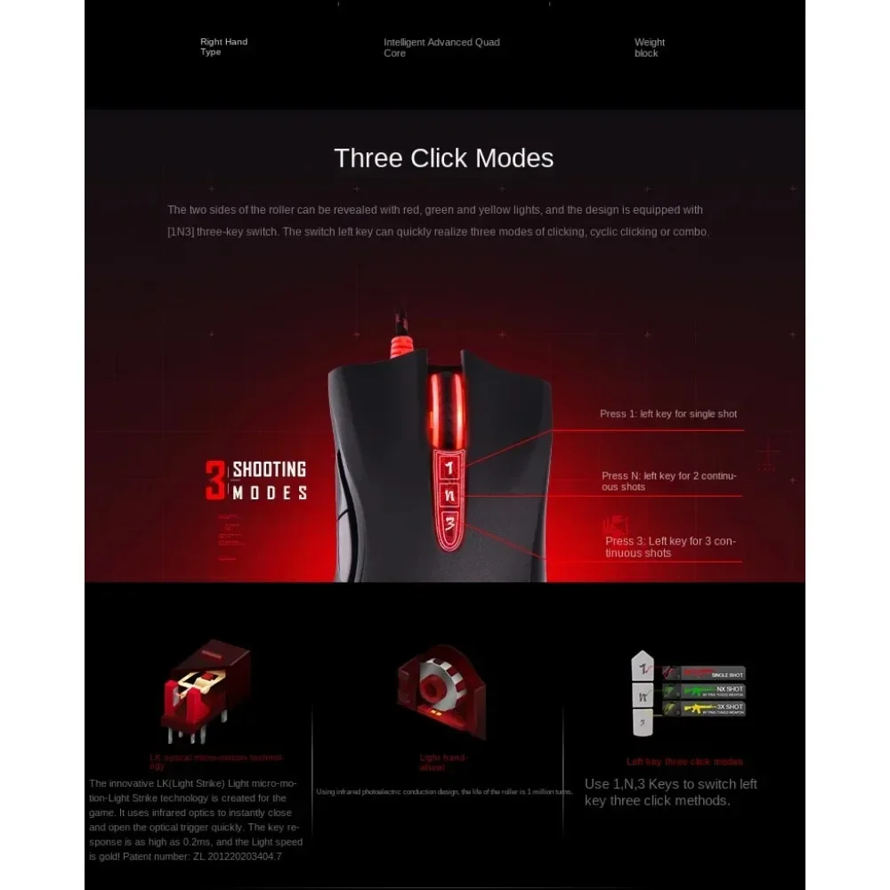 Игровая проводная мышь A4tech Bloody A91