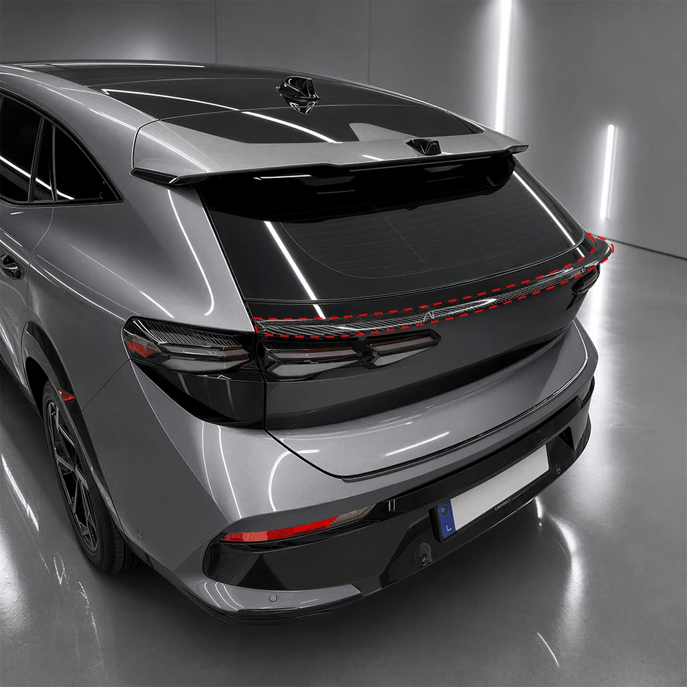 Фото Для Renault Filante 2026 2027 LHD/RHD задний спойлер на багажник, накладка на крыло, аксессуары для внешнего тюнинга автомобиля. №2