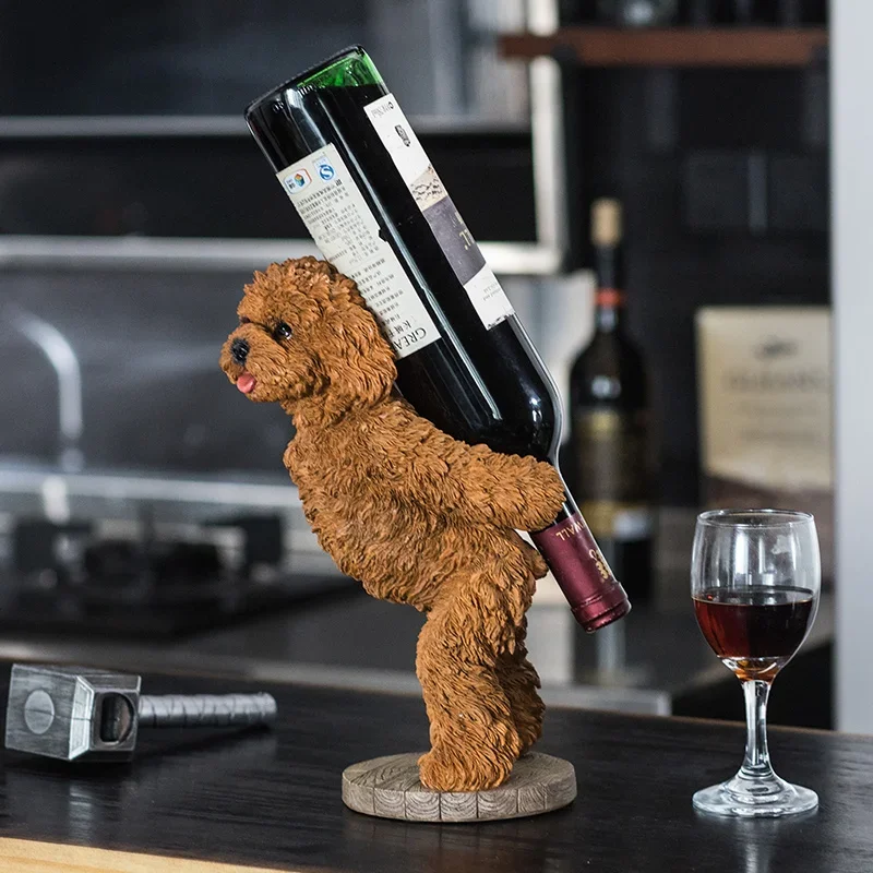 Европейская Винная стойка домашняя креативная с медведем Тедди украшение для