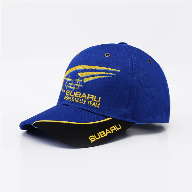 

creative car baseball cap cotton embroidered snapback for Subaru sti badge Outdoor off-road F1 Racing hat Unisex Business gift