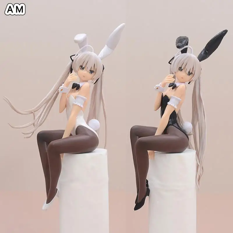 

17CM Anime Yosuga No Sora Action Figure Kasugano Sora Bunny Sexy Girl Kasugano Dome Doll Collectible Model Car Toy Car Ornaments