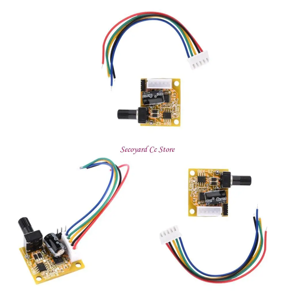 

15 Вт BLDC 3-фазный бесщеточный драйвер двигателя 15 Вт Контроллер скорости двигателя обратной полярности Защитная плата контроллера