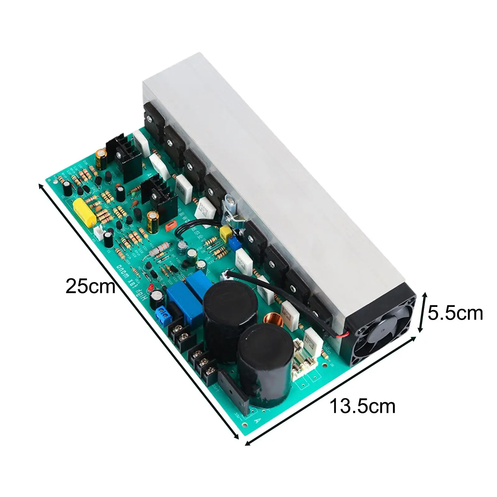 Плата усилителя 800 Вт 2saeas/2SC5200 с контролем температуры профессиональный готовый