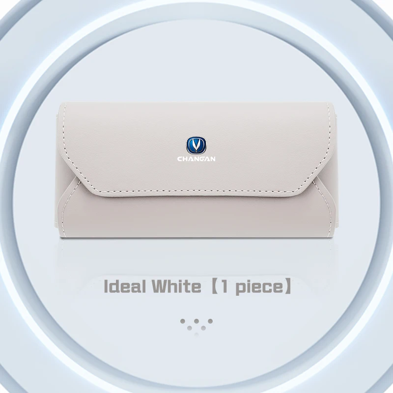 

Кожаный автомобильный чехол для очков Changan CS35 CS55 CS75 CS95 PLUS Eado UNIT UNIK, коробка для солнцезащитных очков с зажимом для хранения аксессуаров