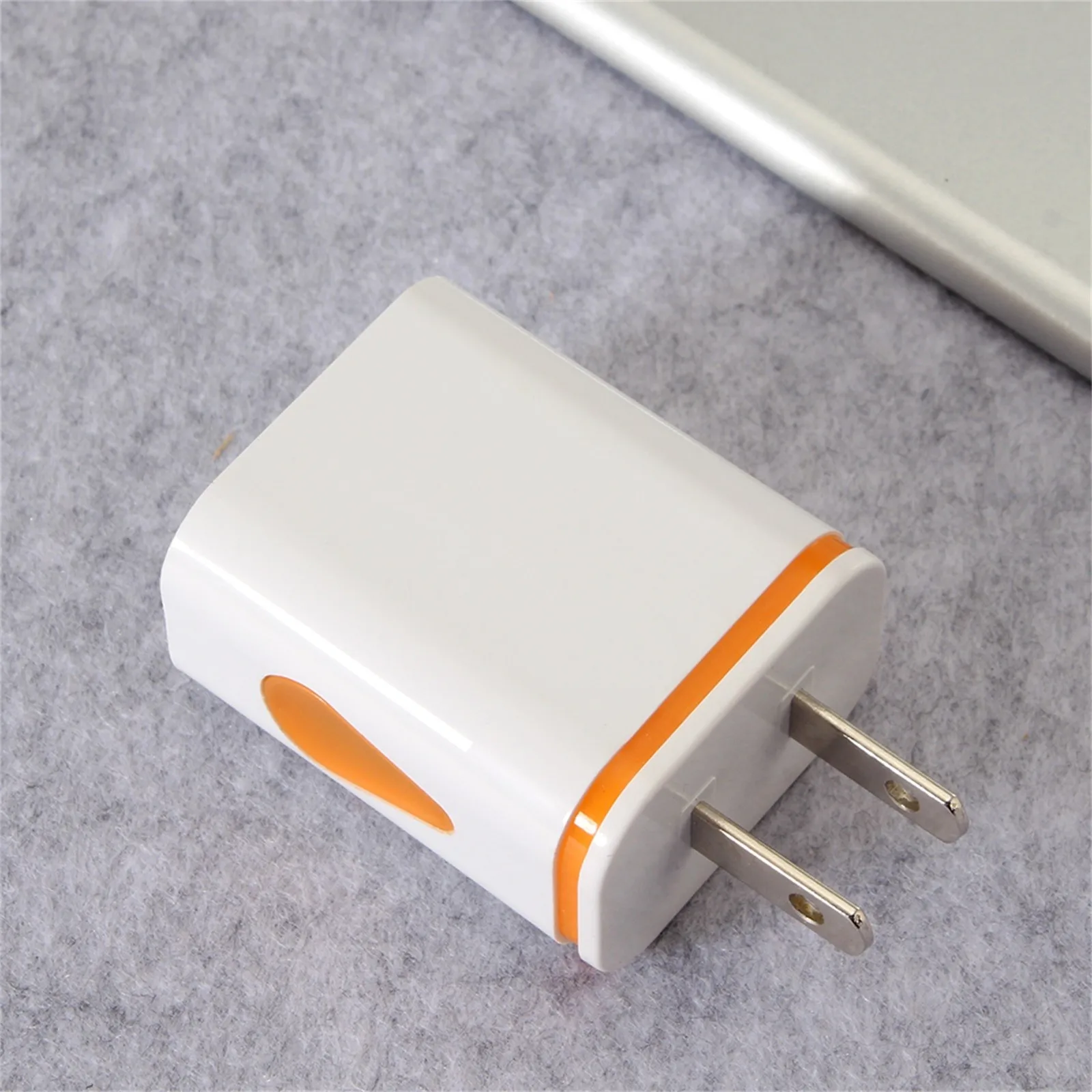 Американская вилка с одним USB двойным 2-портовым адаптером сетевой адаптер