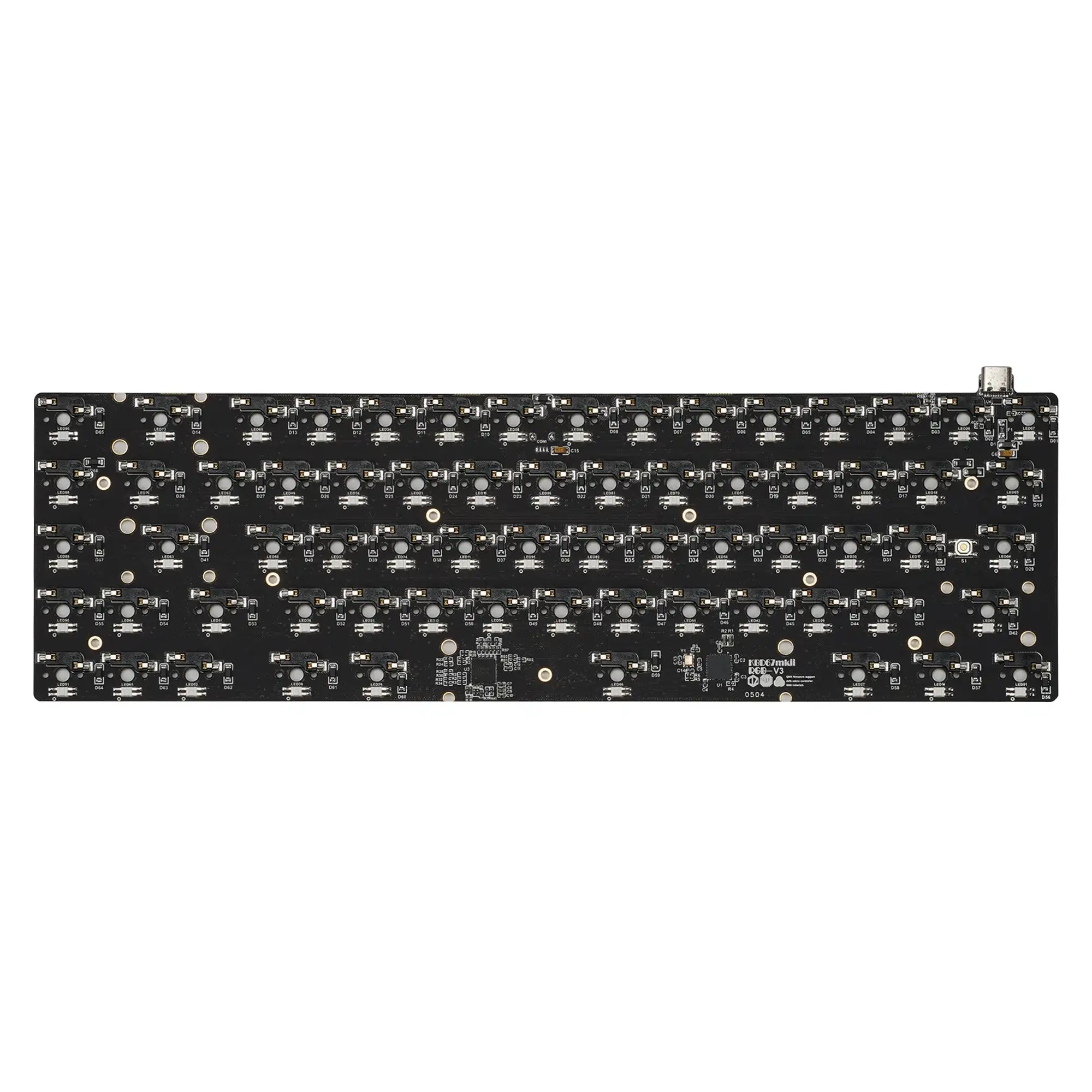 

KBD67 V3 Mark II RGB печатная плата с горячей заменой