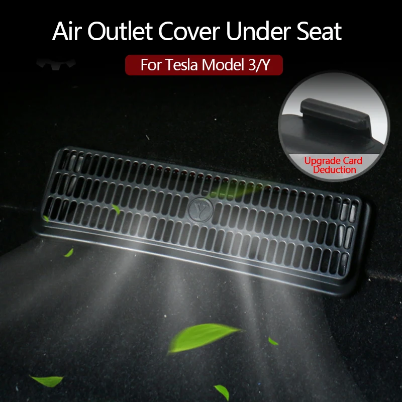 

Чехол для автомобильного воздуховыпускного отверстия под сиденье Tesla Model 3, пылезащитная отделка из АБС-пластика, аксессуары для украшения и...