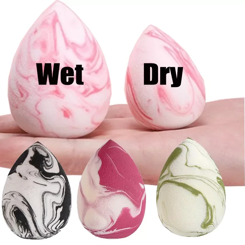 

Professional Makeup Sponge Puff Soft Portable Gradient Marble Air Cushion Foundation Powder Cosmetic Puff Women Beauty Tool 1PCS