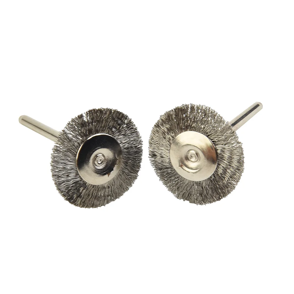 

Set Brushes Replacement Wire Wheel Tool Copper Steel Cleaner Polish Rotary Grinder Accessories 10PCs 22mm Quality