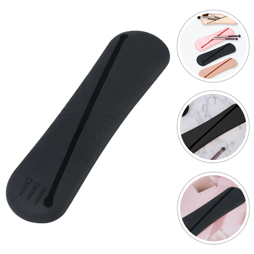 

Brush Makeup Holdercase Travel Organizer Portable Beauty Tool Silicone Containeressentialsstorage Eyeshadow