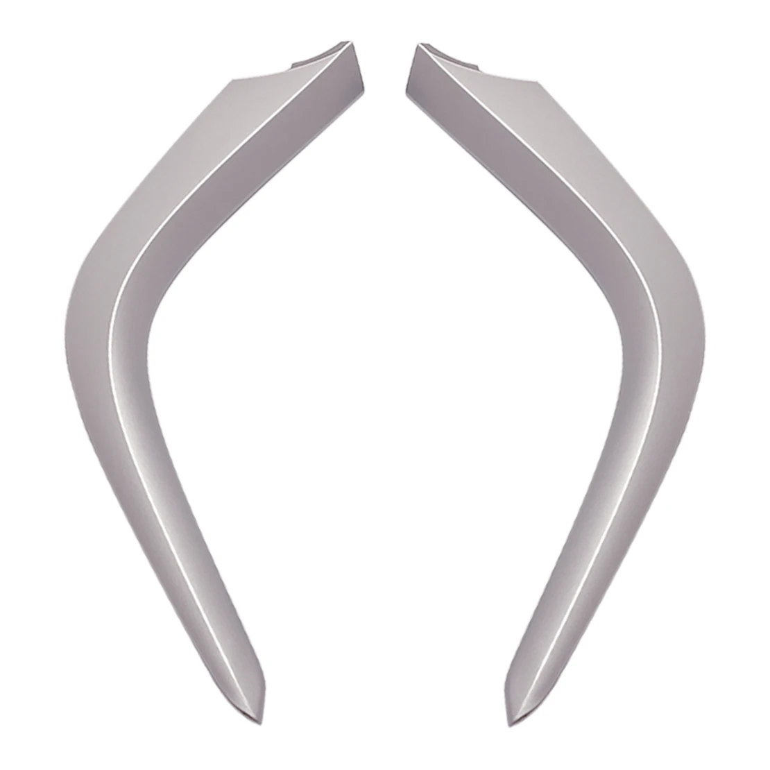 

Silver 1 Pair Car Front Left Right Lower Center Dashboard Cover Navigation Panel Frame Moulding Fit For Toyota Corolla Altis