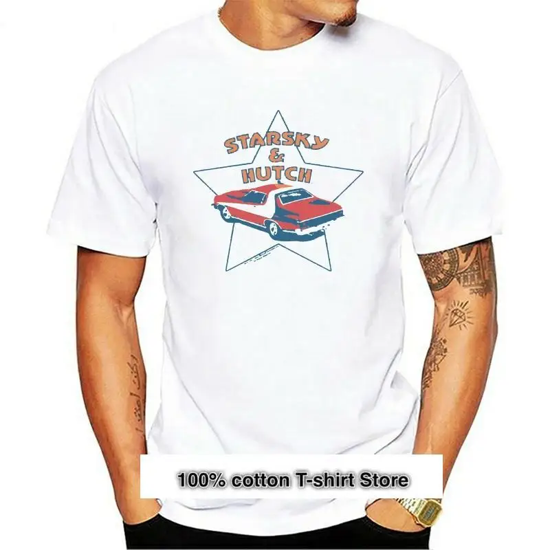 

Camiseta de algodón para hombre, camisa de manga corta con estampado Starsky u0026 Hutch Torino, de corte Regular, 2019