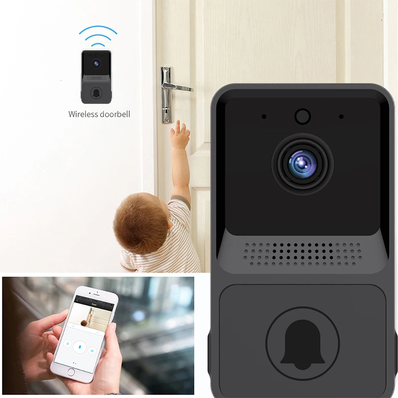 

100 Degree WIFI Video Intercom Camera 480P Wireless Alarm Infrared Night Vision Security Cam Smart Home Security Doorbell