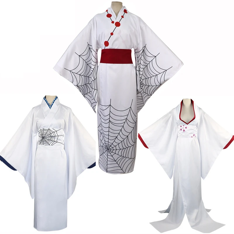 

Anime Peripherals Demon Slayer Cospaly Party Fashion Gift Women's Clothing Spider Mother Spider Sister Stage Show Two-dimensiona