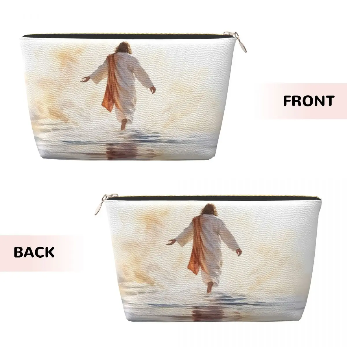 Сумка для туалетных принадлежностей Иисус и ягненка на заказ женщин