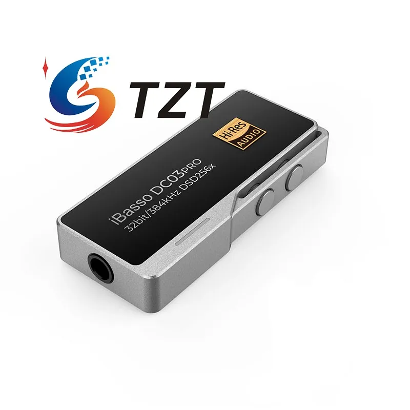 TZT iBasso Silvery/Grey/Blue DC03PRO Decoding Headphone Amplifier HiFi Decoder Dual CS43131 Flagship DAC Ultra-Low Bottom Noise