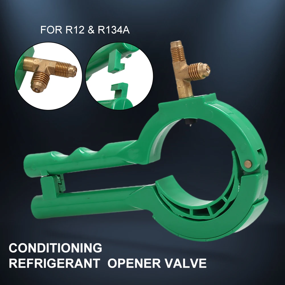 

R134A Car Air Conditioning Refrigerant Refrigeration Bottle Opener Open Valve Mount Can Tap Valve Bottle Opener Manifold System