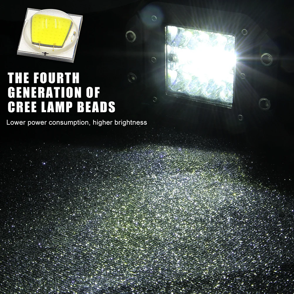 

Lights Light Led Boat Spot Strobe Car Emergencytruck Square Night Flashlight Outdoor Bumper Work Trailer Fog Waterproof Flood