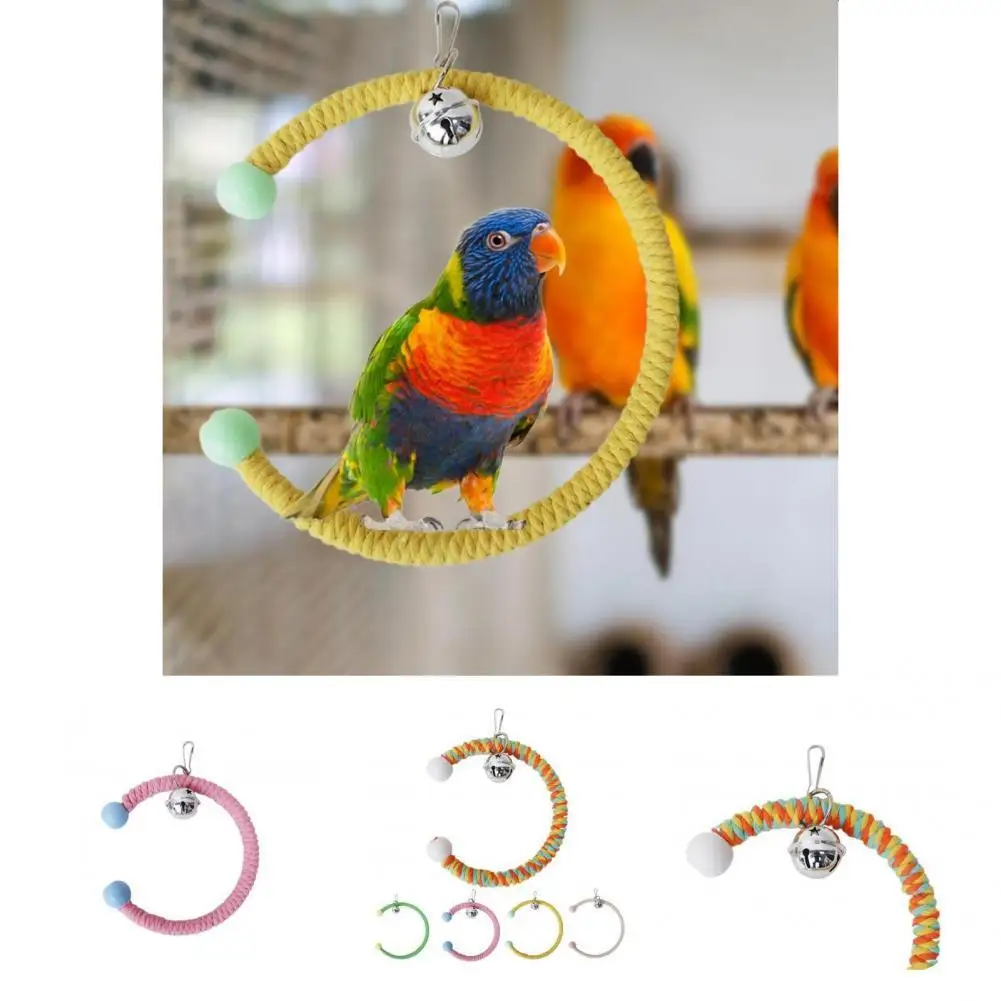 

Sturdy Parrot Toy Wear-resistant Strong Parrot Swing Toy Parrot Climbing Rope Swing Toy