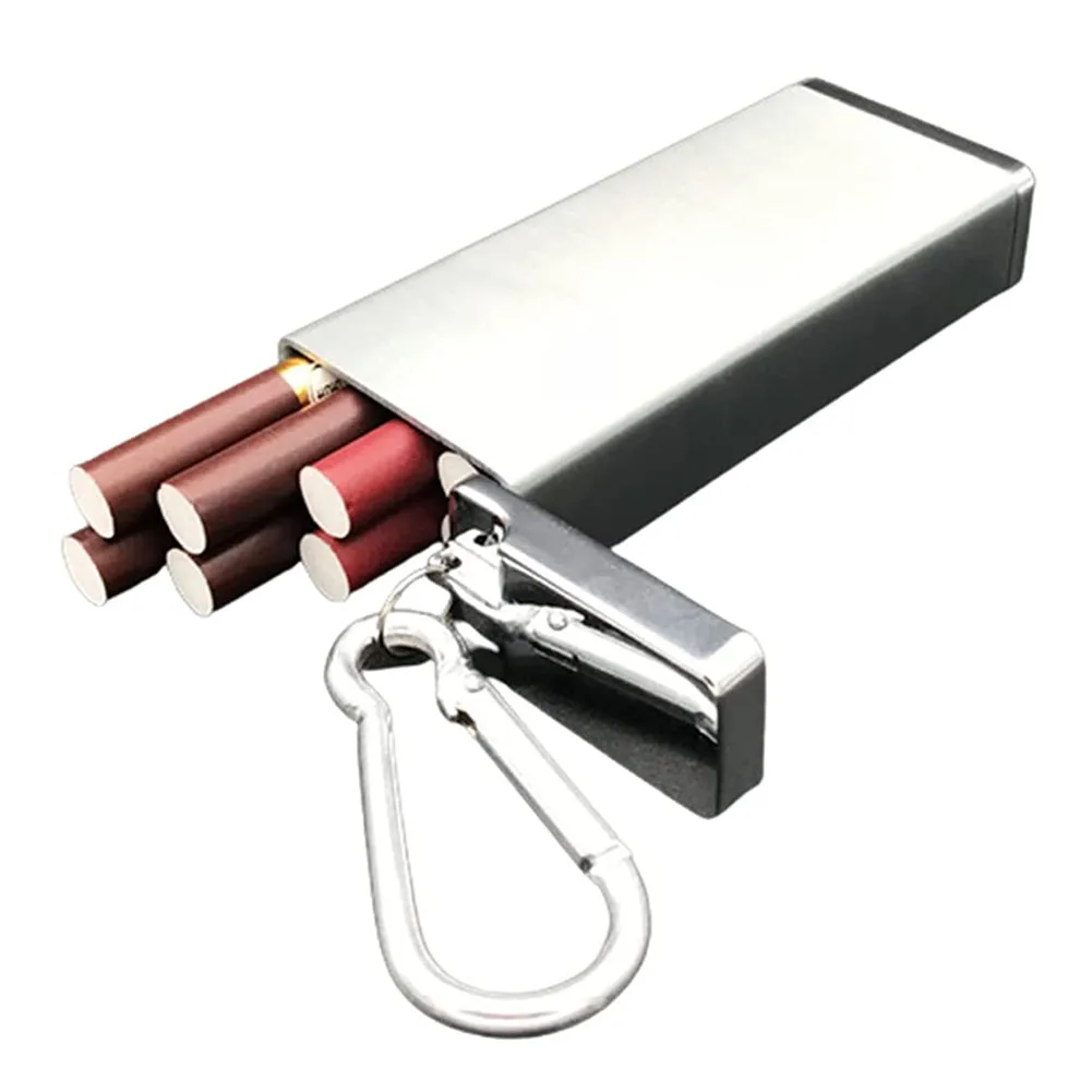 Металлический портсигар подходит для 8 сигарет бренда Lambert городская