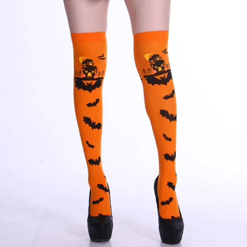 Women's Spring Summer Stockings Length To Thigh Shank Polyester Comfortable Socks Accessories Maid Dress Unisex Cosplay Wear