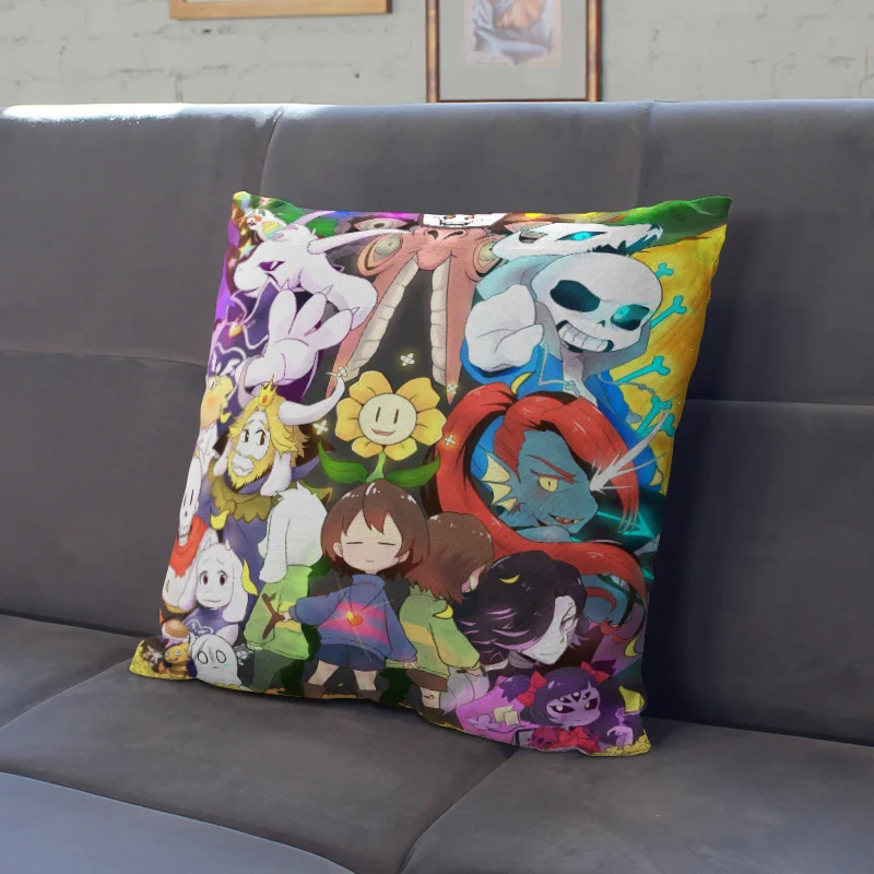 Наволочки с рисунком из аниме Undertale Sans наволочка для домашнего дивана чехол