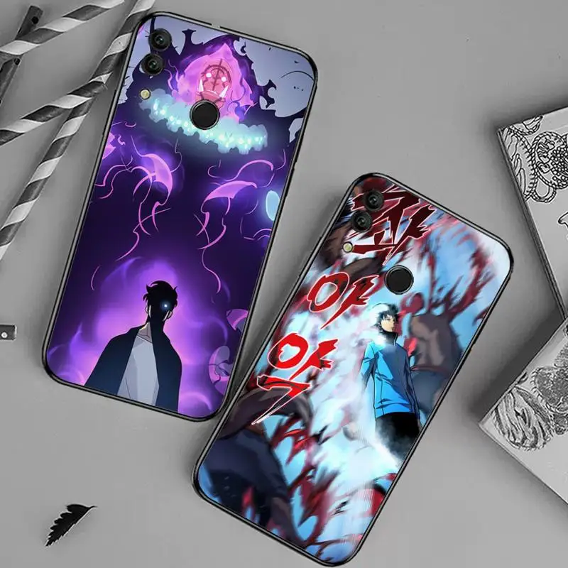 

Japan anime solo leveling Phone Case For Huawei honor Mate 10 20 30 40 i 9 8 pro x Lite P smart 2019 Y5 2018 nova 5t