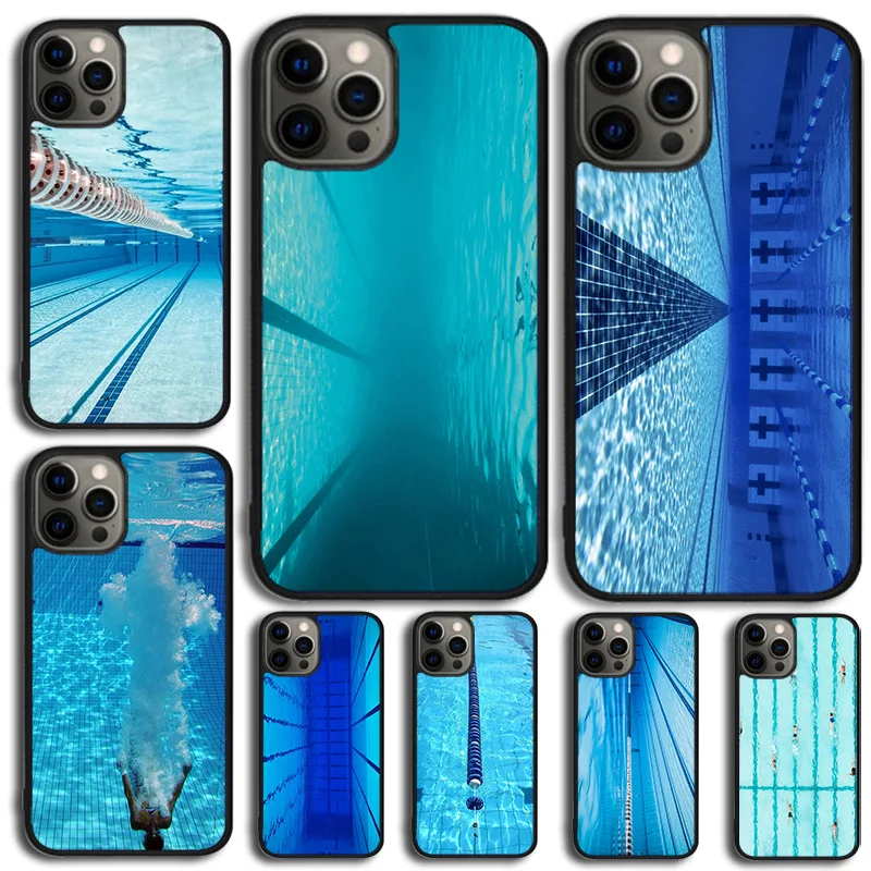 Чехол для телефона с водой в бассейне Samsung Galaxy S10 S22 S23 S24 Note 10 20 Lite S20 Plus S21 Ultra задняя