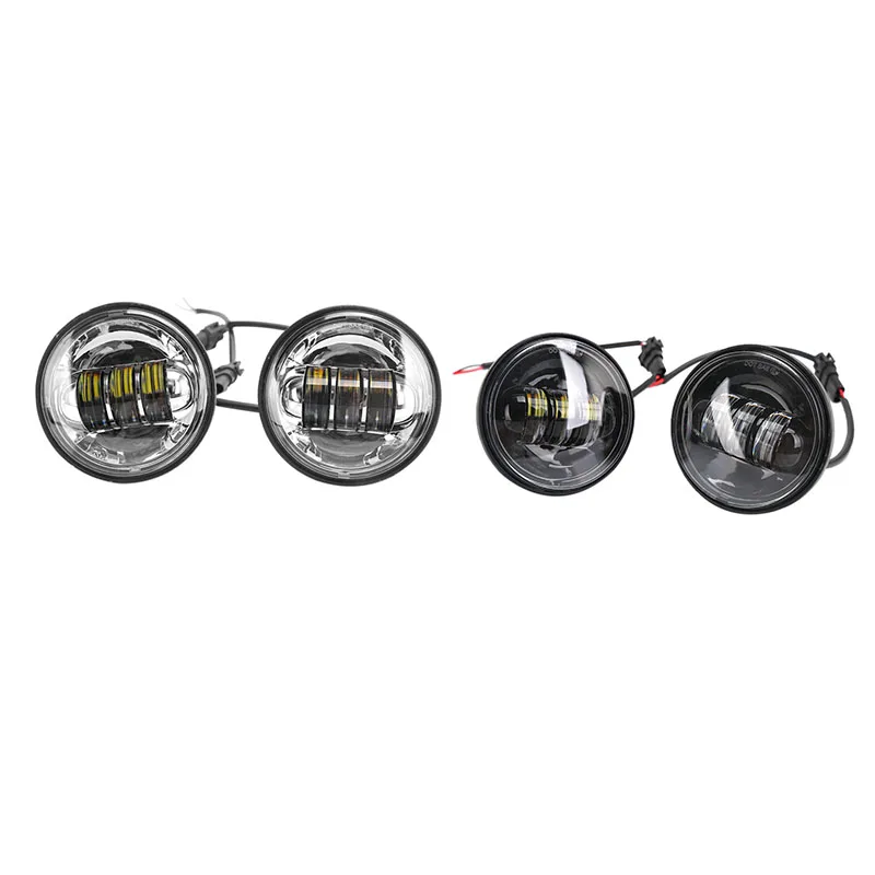 

4.5 Inch 4-1/2 Inch Led Fog Light Passing Projector- Spot Lamp for Motorcycles, Compatible for -Davidson 4.5 Inch Round Sp