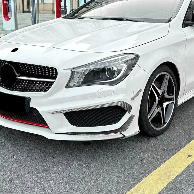 Для Mercedes Benz CLA Class C117 AMG Line 2013-2015 передний бампер разделитель губ спойлер диффузор