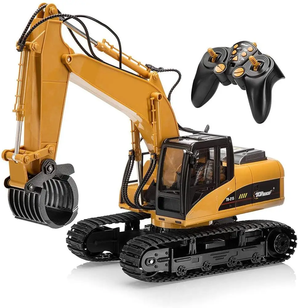 

Huina 1570/570 1:14 Sixteen Channel Alloy Remote Control Wood Grabber RC TRUCK