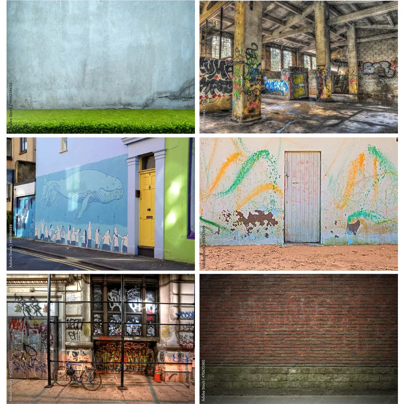 Фон для фотосъемки с кирпичной стенкой Nitree