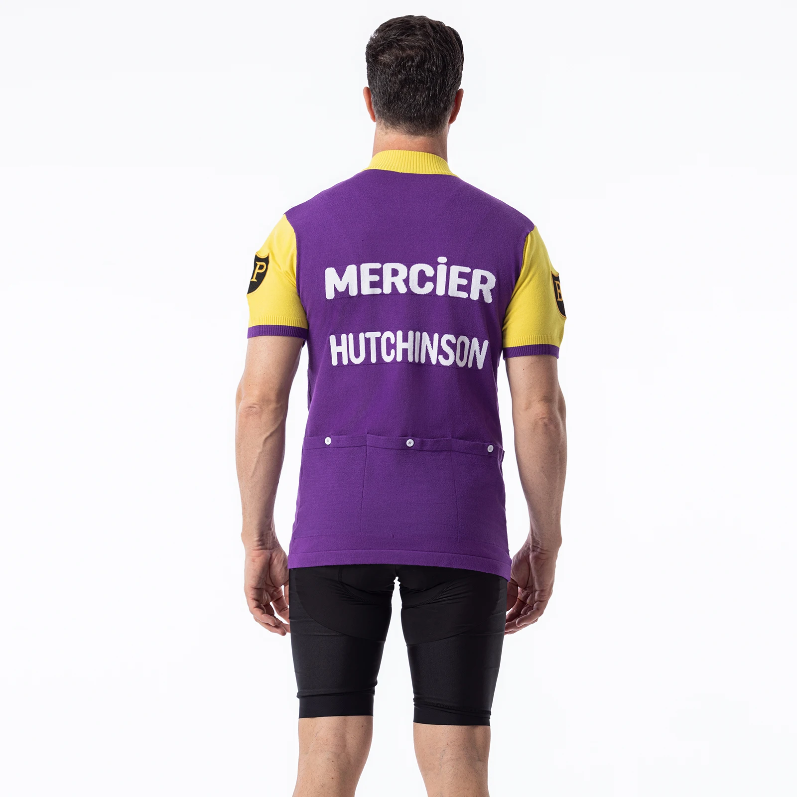 Мериносовая Шерстяная трикотажная футболка с длинным рукавом в стиле ретро для