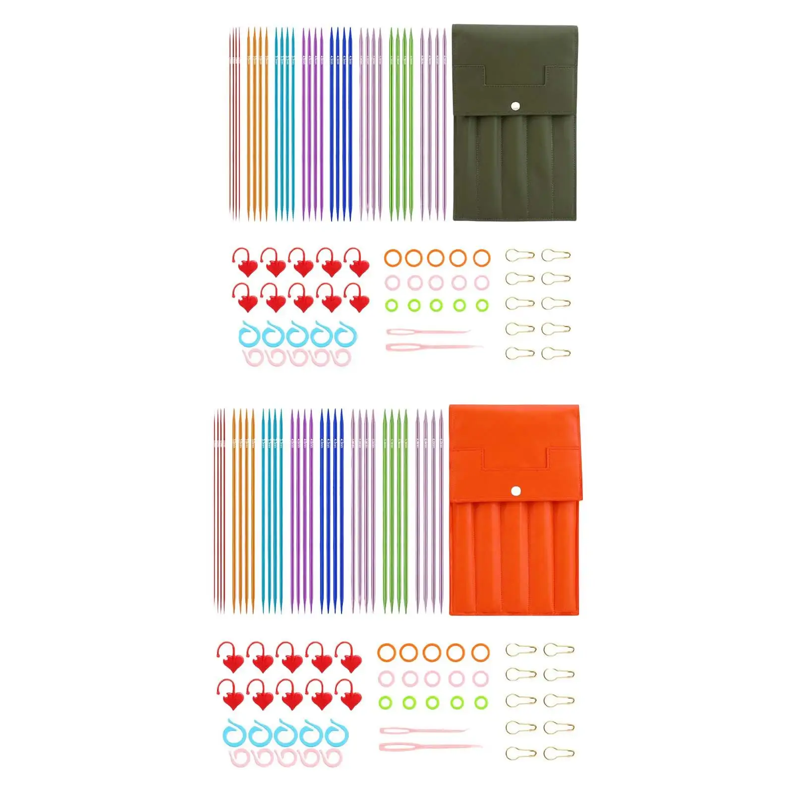 

Knitting Projects Double Ended 2.75mm-6mm with PU Leather Bag Holder Straight Knitting Accessories Knitting Needles Knit Picks