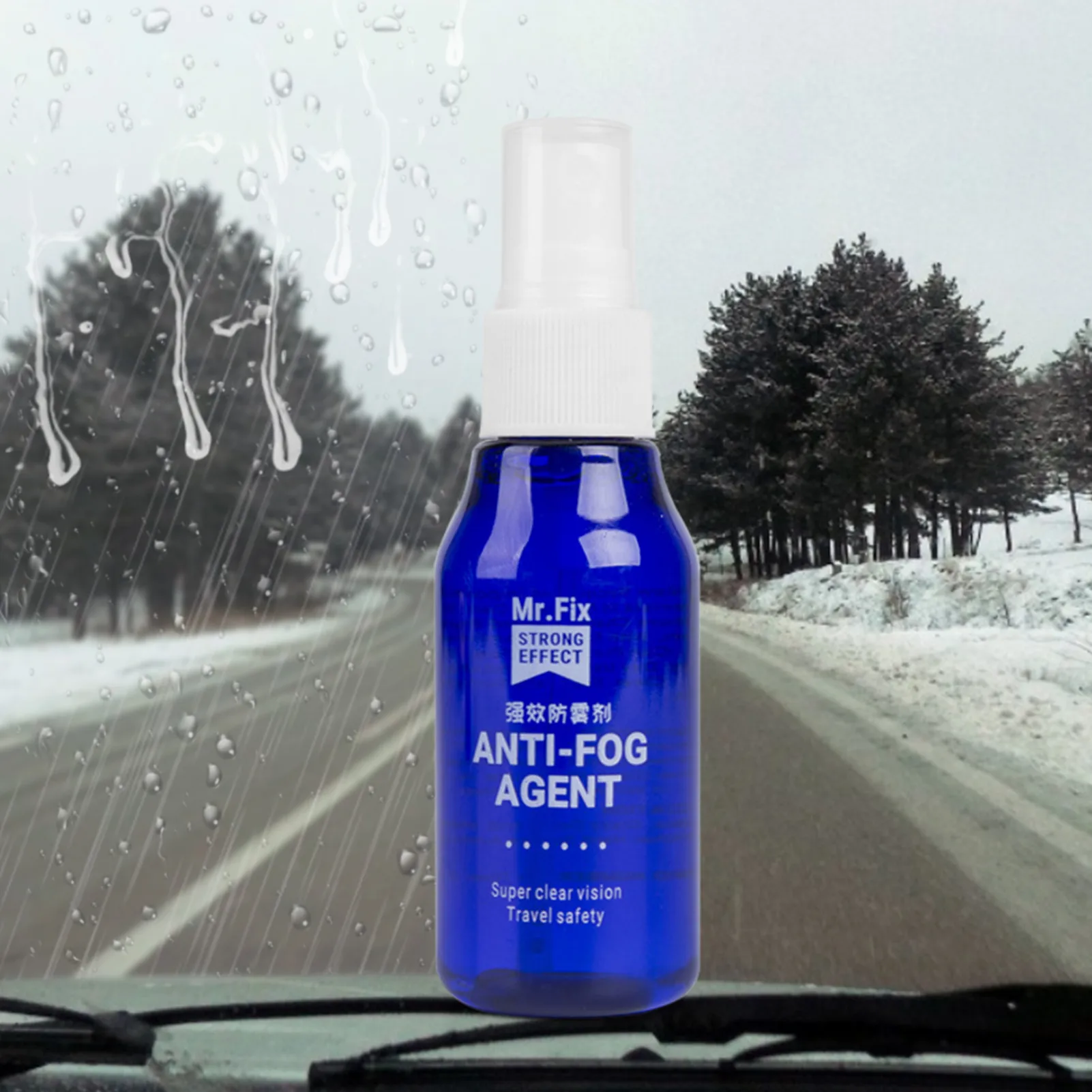 Anti Fogging Spray Car Glass Anti-fog Rainproof Agent Auto Glass Waterproof Coating Agent Long-Lasting Glass Cleaner