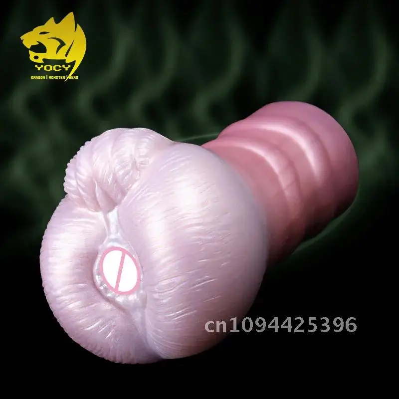 YOCY Мужчины Stroker Жидкий Силикон Реалистичная Чашка Для Мастурбации Вагинальный