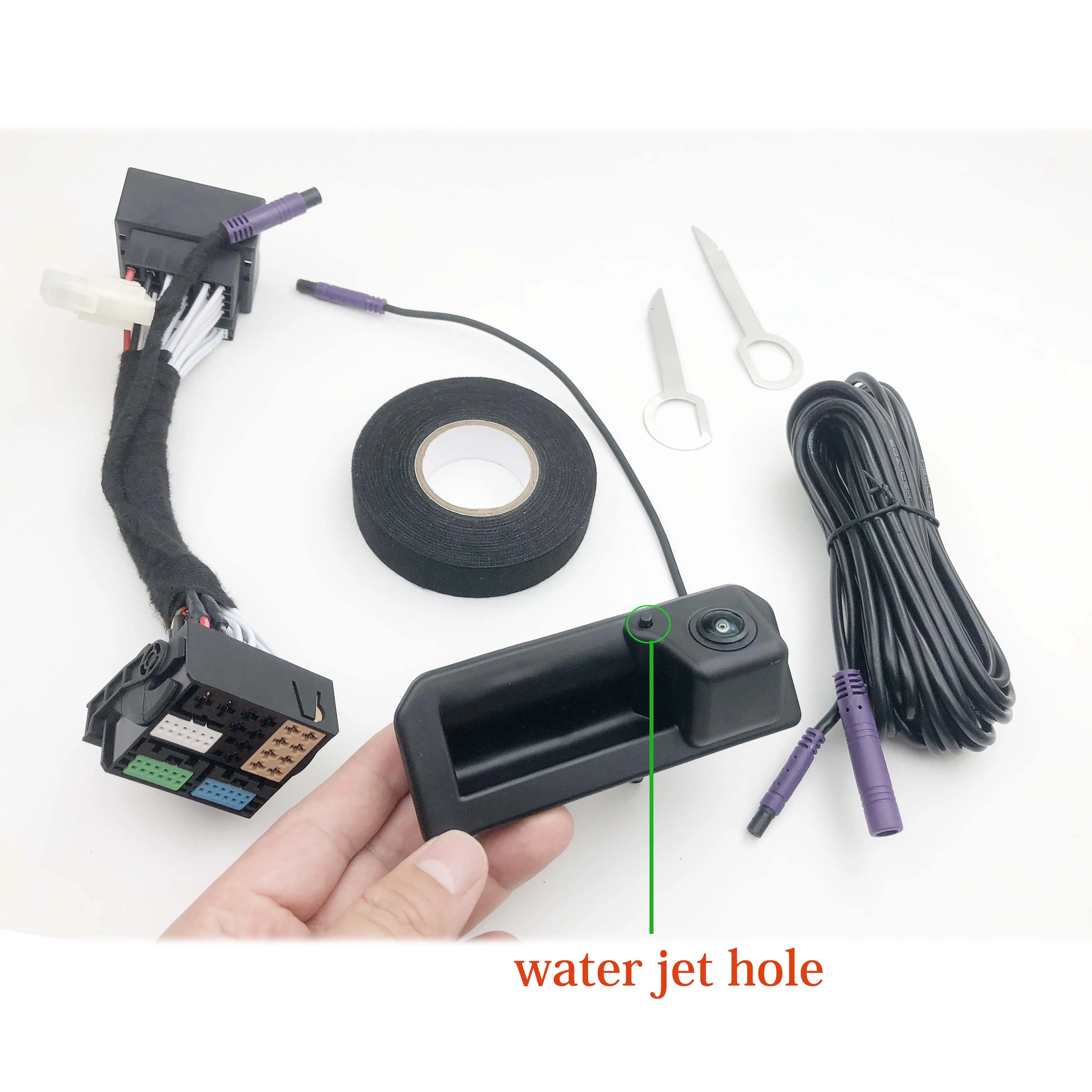 

Vkauto для skoda Karoq 2017 ~ 2024 Canbus динамическая траектория камера заднего вида работает с блоком MIB2