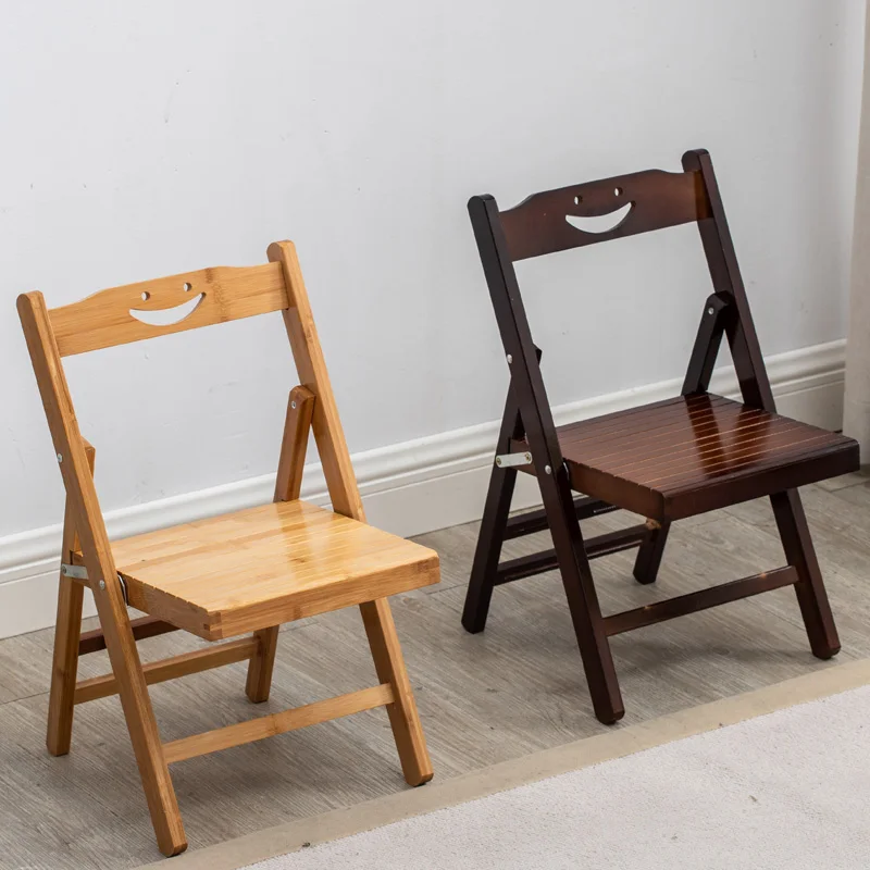 

Bamboo Foldable Small Chair Folding Bench Portable Maza Outdoor Fishing Small Ttool Low Stool Home Furniture Household Chairs
