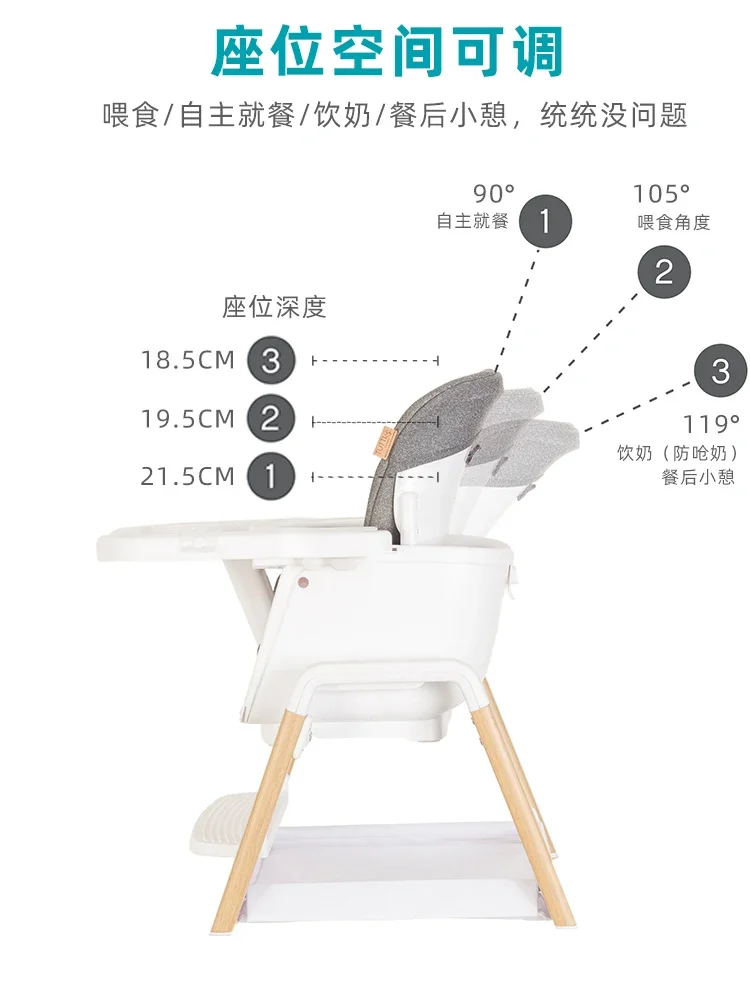 Обеденный стул детский Многофункциональный портативный обеденный стол игровой