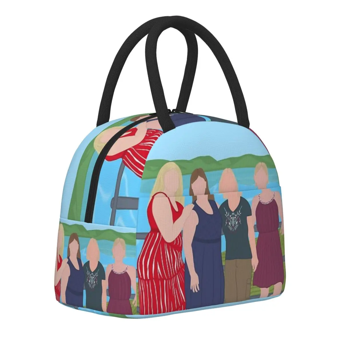 Портативная сумка для обеда Magali термобокс еды прочный холодильник ланчбокс с