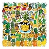 103050pcs cartoon pineapple fruit trend creative graffiti sticker bike skateboard car helmet laptop computer wholesale