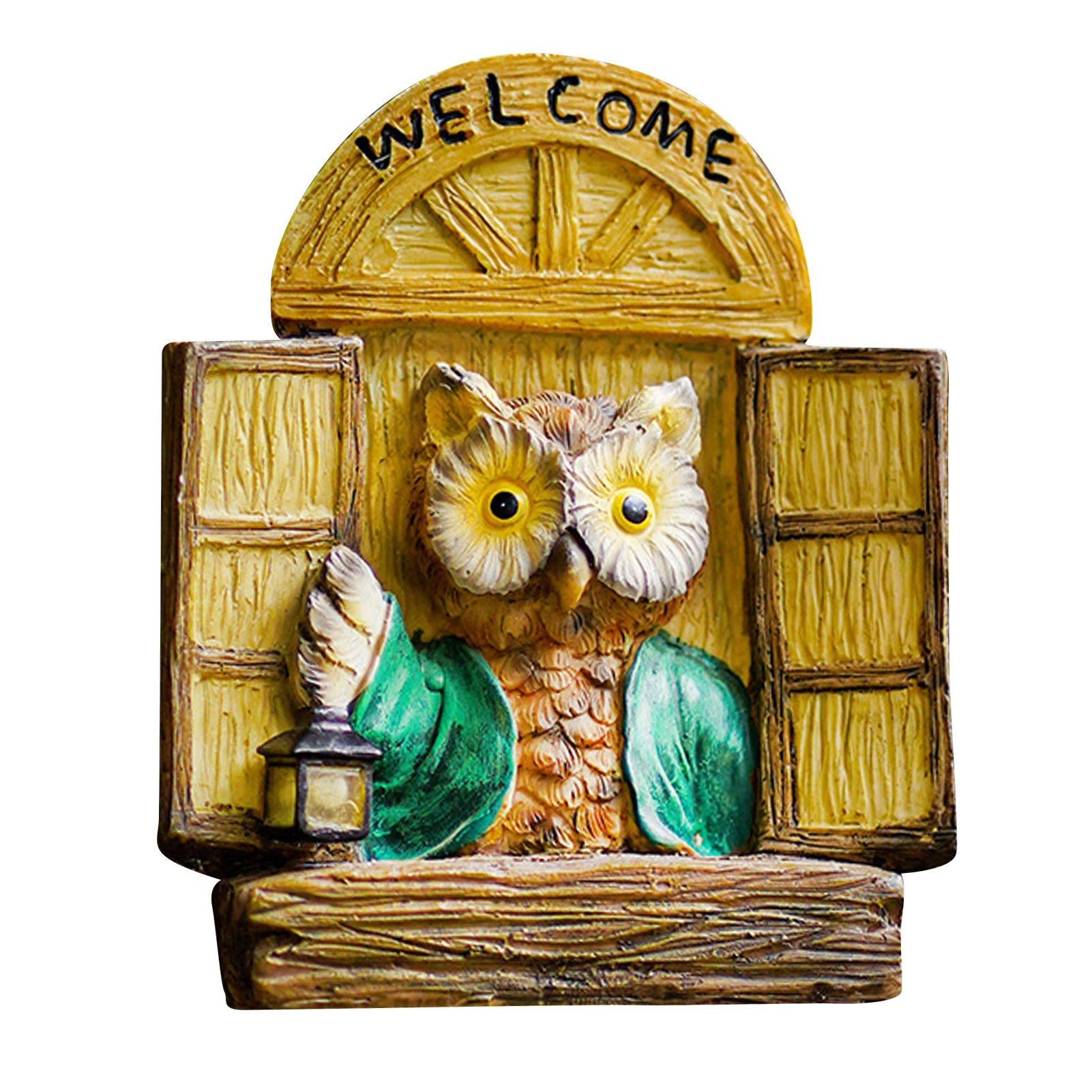 

Декоративные скульптуры в виде совы для сада с солнечной подсветкой, статуэтки для газона, внутреннего двора, сада, украшение для ландшафта