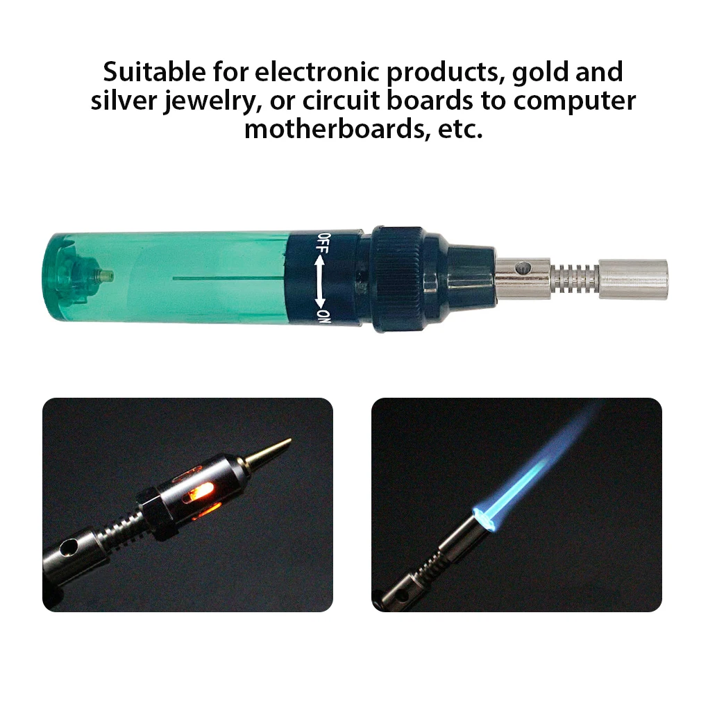 

14 Pieces Soldering Iron 8ml Electronics Welding Pen Compact Portable Jewelry Repairing Cordless Refillable Burner Heat