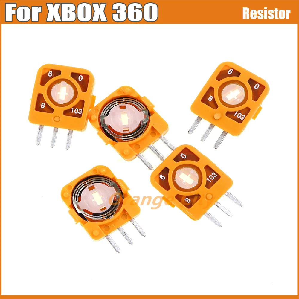 

500PCS Orange Analog 3D Joysticks Mini Switch Axis Resistors For Xbox 360 Controller Potentiometer