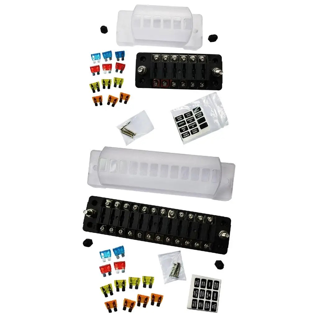 

Waterproof Block Sticker Labels Atc/ Box with Negative Bus 12 Boat Car, Automotive Truck